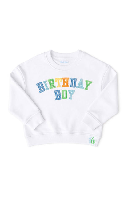 Bits and Bows Birthday Boy Sweatshirt