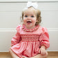 Ruth and Ralph Festive Red and Green Smocked Bridget Bubble