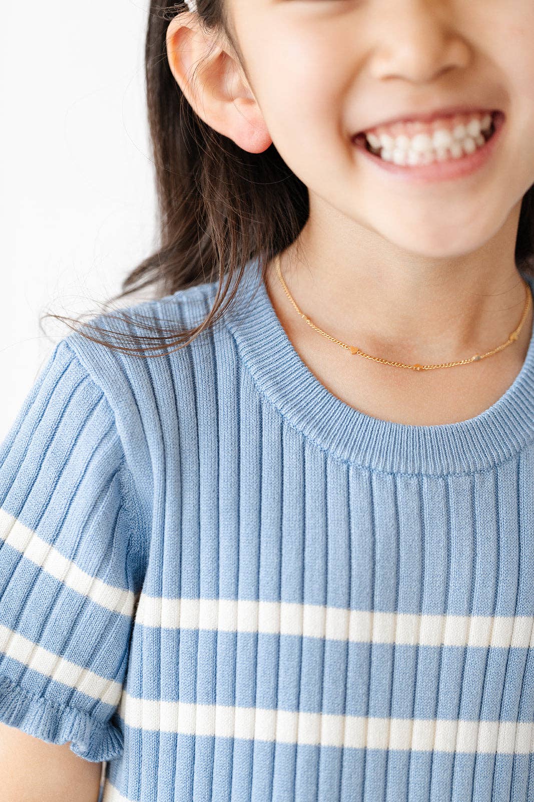 Pip Pop Post Mini Heart Necklace Earrings - Hypoallergenic, Girl Gift