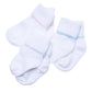 Magnolia Baby Solid Essentials White Blue Socks
