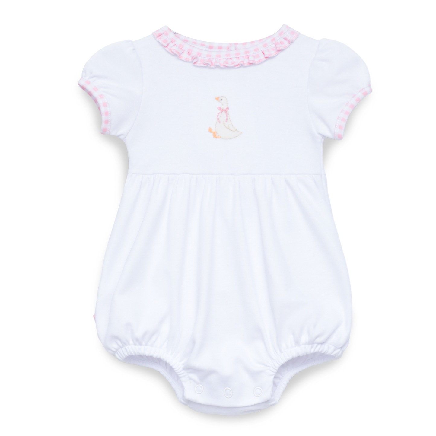 Magnolia Baby Silly Goose Ruffle Bubble - Pink