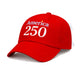 Bits and Bows America 250th Bow Baseball Hat--Girls