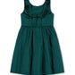 Hope and Henry Pleated Collar Party Dress--Green