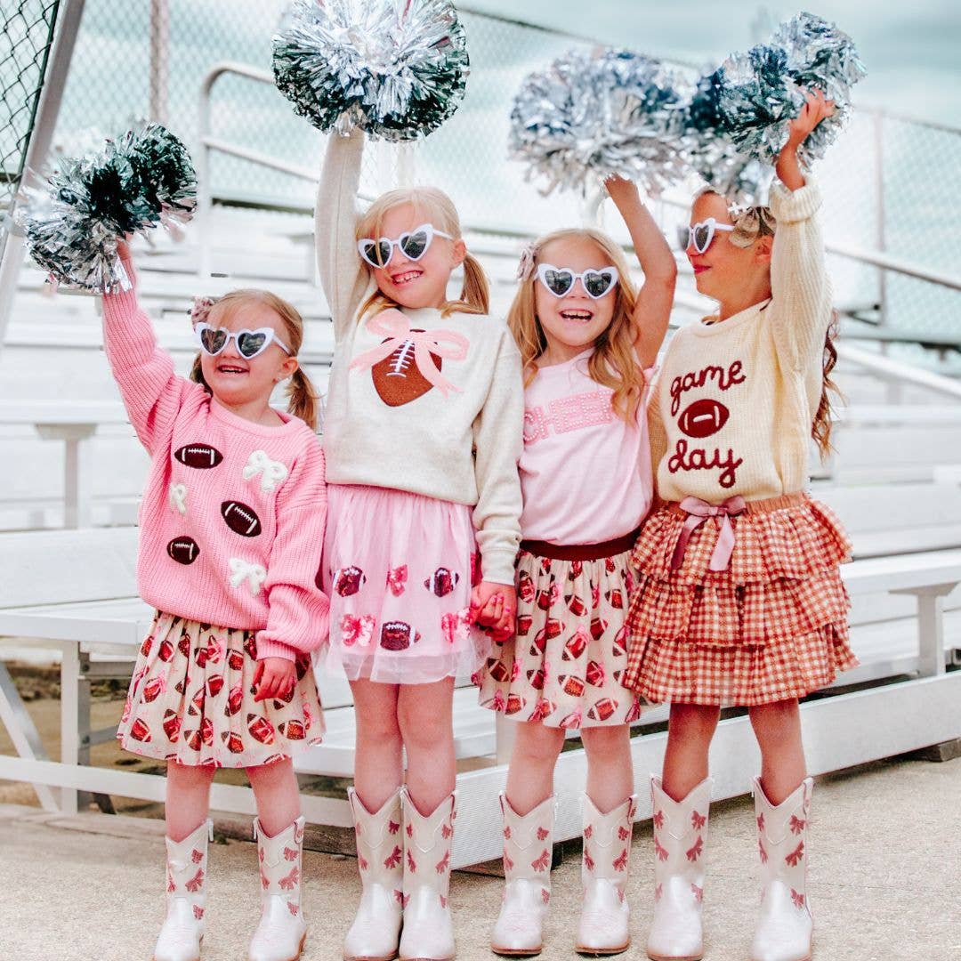 Sweet Wink Gingham Printed Tulle Tiered Tutu - Kids Clothing