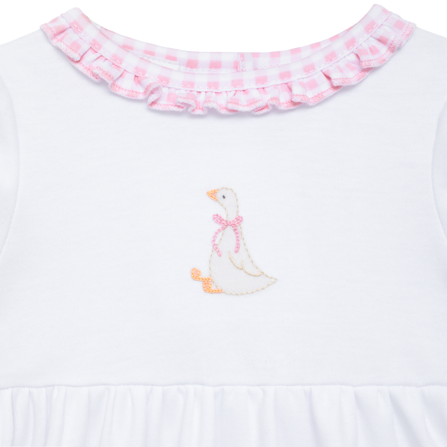 Magnolia Baby Silly Goose Ruffle Bubble - Pink
