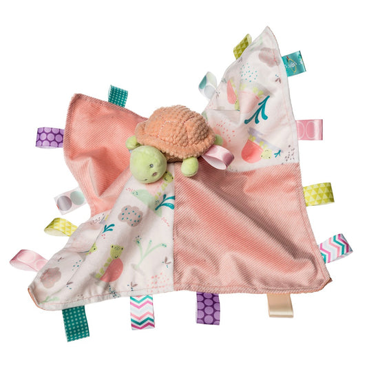 Mary Meyer Taggies 13" x 13" Tippy Turtle Character Blanket
