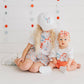 Sweet Wink Patchwork Bow Patch Short Sleeve T-Shirt - Fourth of July