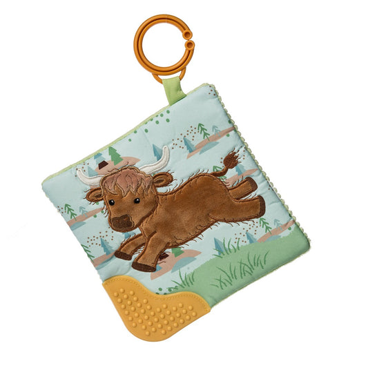 Mary Meyer Hetty Highland Cow Crinkle Teether