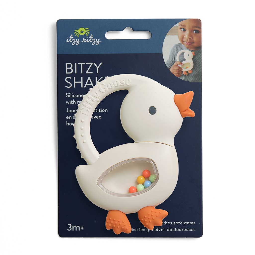 Itzy Ritzy Bitzy Shake™ - Silicone Teether with Rattle