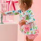 Rufflebutts Nutcracker Christmas Wishes Knit Long Sleeve Applique Pocket Swing Top & Ruffle Bloomer Set