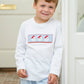Ruth and Ralph Santa Claus Smocked Beau T-Shirt/Pants Set