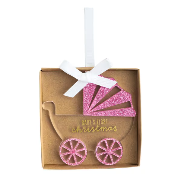 Mud Pie Stroller Baby's First Christmas Ornament