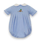 Petit Bebe Mallard Blue Knit Boys Bubble