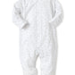 Kissy Kissy Silver Ele-Fun Print Footie with Zipper