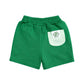Bits and Bows The Seersucker Pocket Short - Green