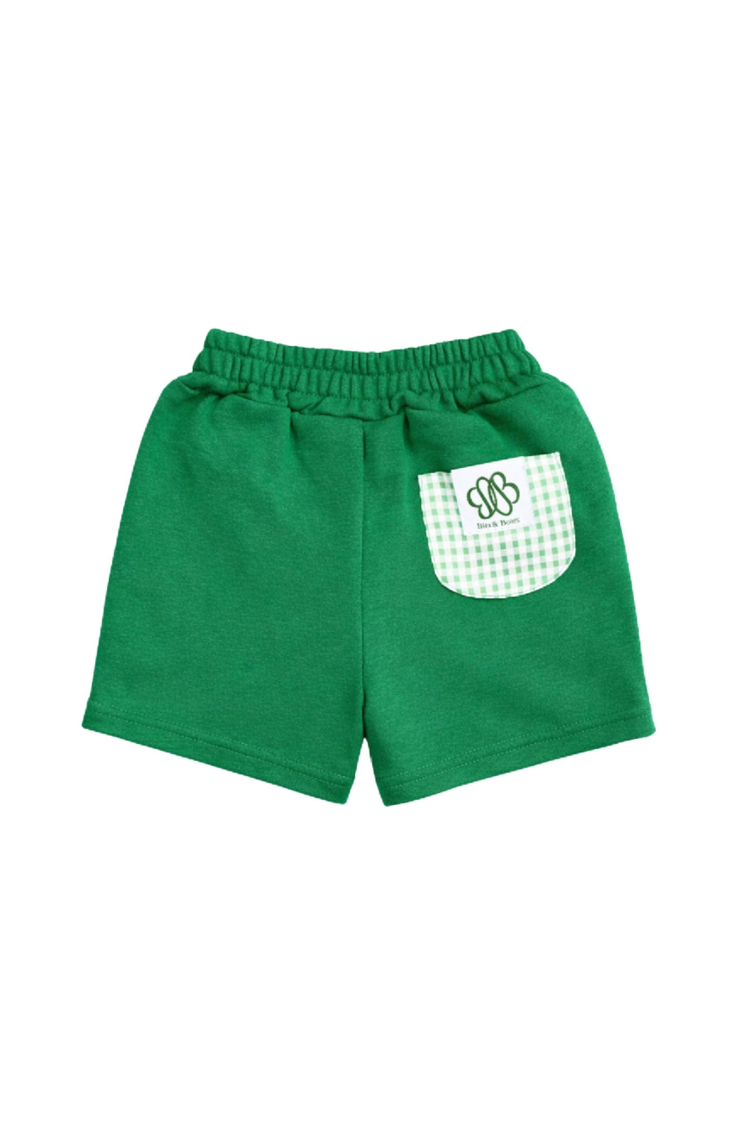 Bits and Bows The Seersucker Pocket Short - Green