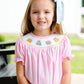 Ruth and Ralph Pink Birthday Cakes Smocked Helen Dress