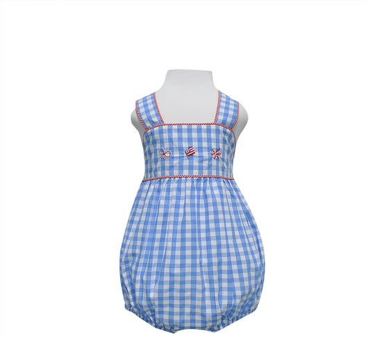 Remember Nguyen Bella Girl Sunsuit--The Red, White and Blue