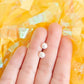 Pip Pop Post Pearl Stud Earrings - Hypoallergenic, Flat Back, Girl Gift