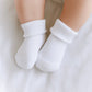 Magnolia Baby Essentials White Socks with White Trim
