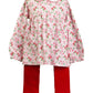 The Proper Peony Zinnia Blooms Tunic Set