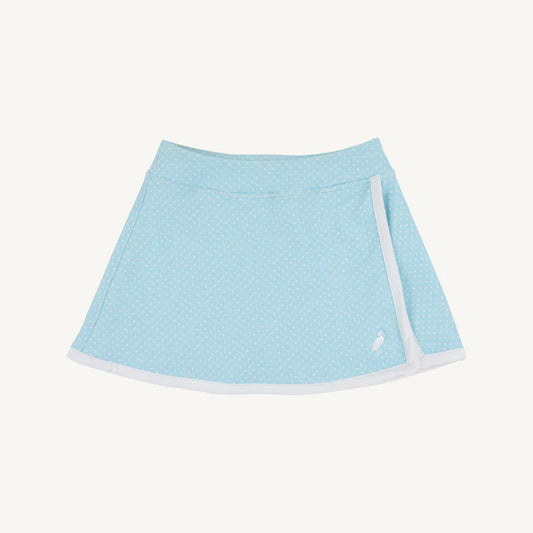 Beaufort Bonnet Samantha Skort--Belhaven Blue Microdot/Worth Ave White