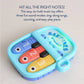 Itzy Ritzy Bitzy Tunes™ Sardines - Light-up Interactive Piano Toy