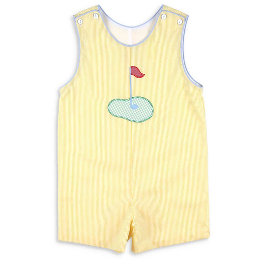 Shrimp and Grits Kids Going For The Green Shortall
