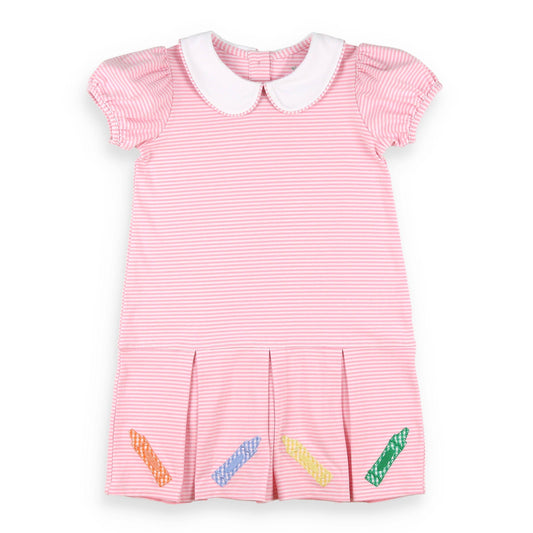 Shrimp and Grits Kids Color Me Cool Dress