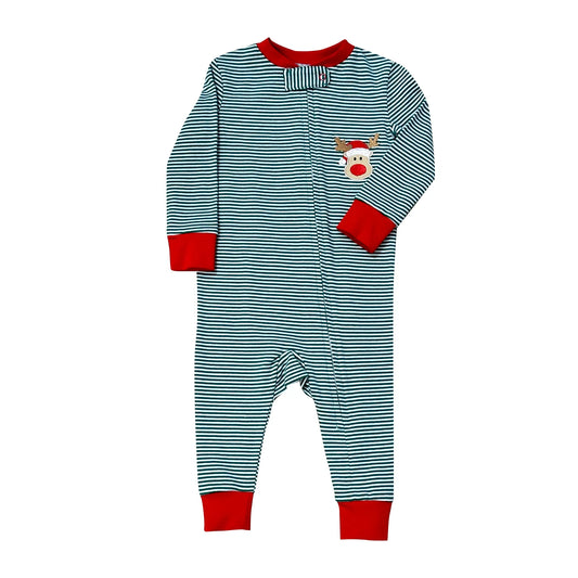 Ishtex Reindeer Playsuit--Size 12M