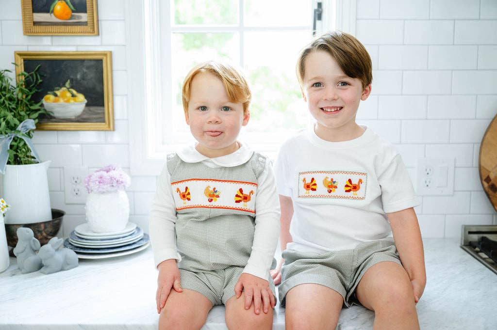 Ruth and Ralph Thanksgiving Smocked Benjamin Jonjon