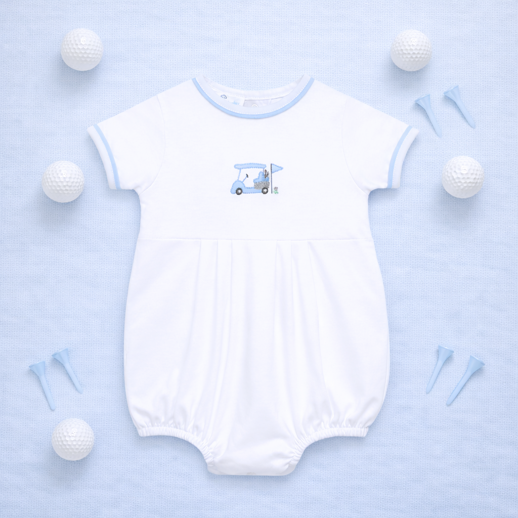 Magnolia Baby Little Golfer Bubble - Light Blue