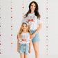 Sweet Wink USA Stars & Bow Patch Short Sleeve T-Shirt - Fourth of July