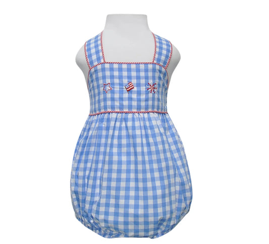 Remember Nguyen Ben Boy Sunsuit--The Red, White and Blue