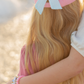 Bits and Bows Pink Mermaid Bow Baseball Hat