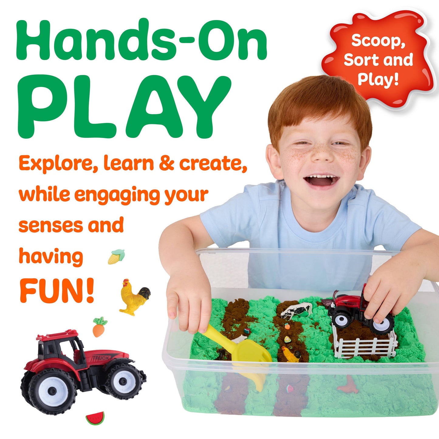 Faber-Castell Sensory Bin Farm Activity Kit for Kids