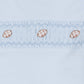 Tiny Tailgater Smocked Bubble - Light Blue
