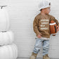 Sweet Wink Football Turkey Nap Repeat Thanksgiving Kids Sweatshirt Boys