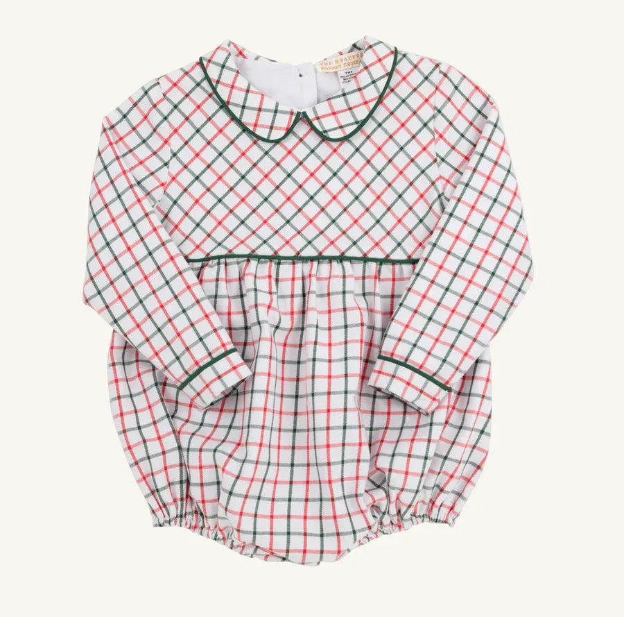 Beaufort Bonnet Long Sleeve Bradford Bubble  Old Town Tattersall with Grier Green