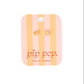 Pip Pop Post Christmas Tree Stud Earrings - Hypoallergenic, Flat Back,
