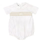 Bailey Boys Ivory Christening Dressy Bubble, Short