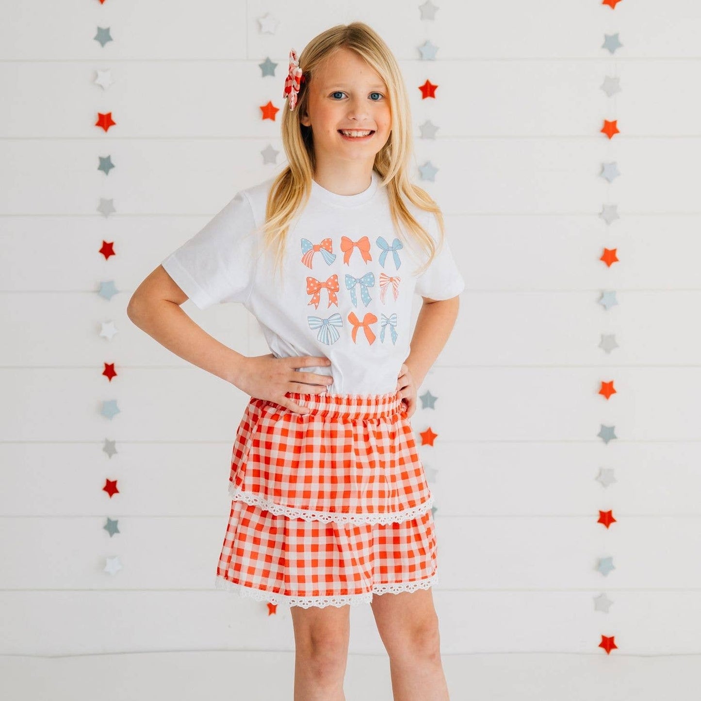 Sweet Wink Patriotic Cutie Short Sleeve T-Shirt - Fourth of July