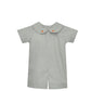 Remember Nguyen Gray Blue Williams Romper--Pumpkins