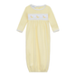 Magnolia Baby Little Ducklings Classics Smocked Gown - Yellow