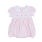 Magnolia Baby Mia's Classics Smocked Short Sleeve Bubble - Pink
