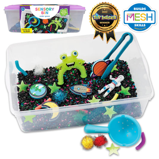 Faber-Castell Sensory Bin Outer Space Activity Bin for Kids