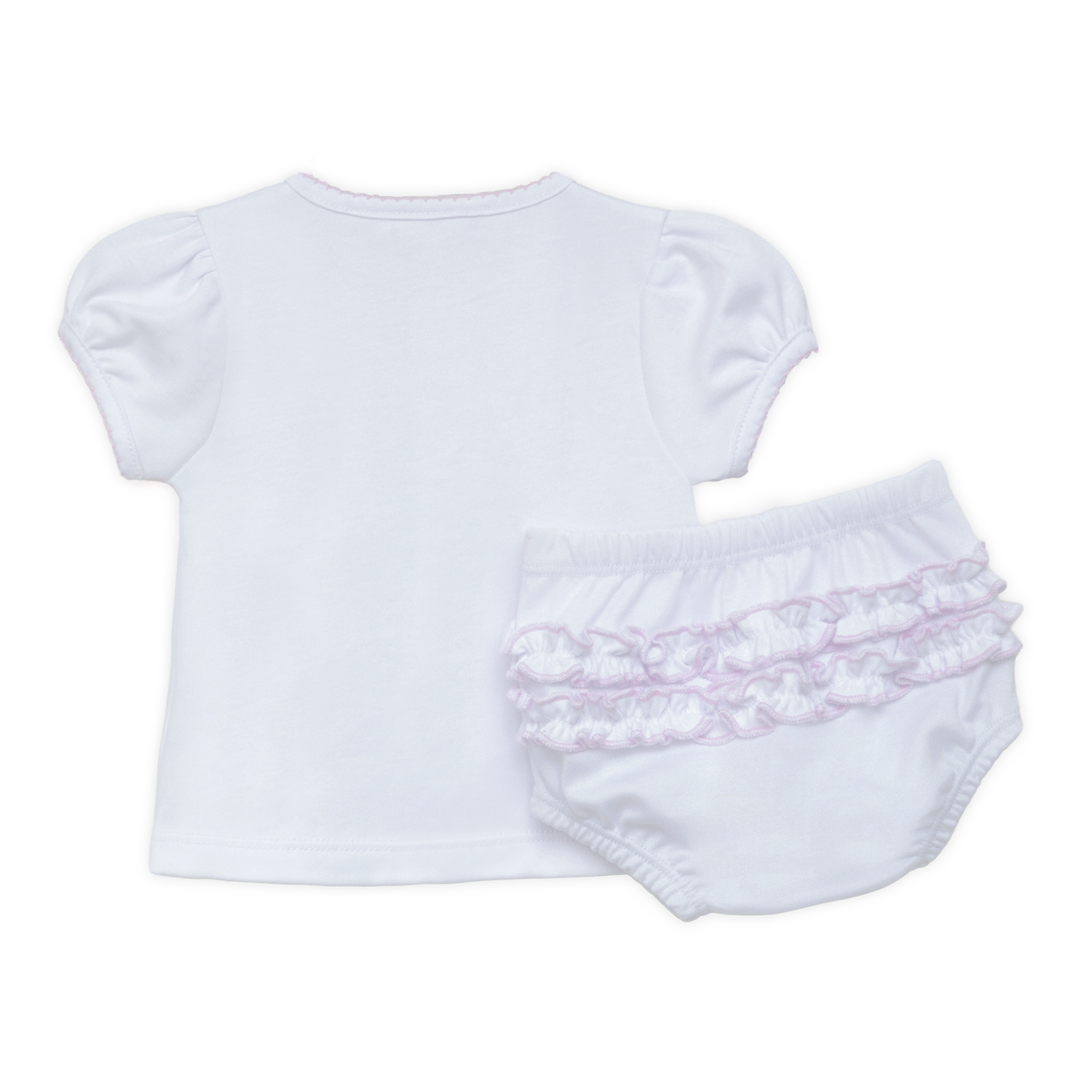 Magnolia Baby Bunny's Basket Diaper Cover Set - Pink