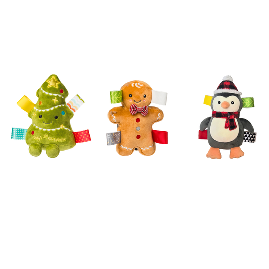 Mary Meyer Taggies Merry Mingle Rattle Assortment