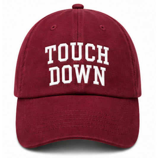 Bits and Bows Touch Down Baseball Hat