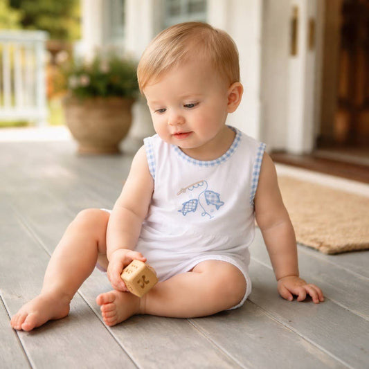 Magnolia Baby Gone Fishing Applique Bubble